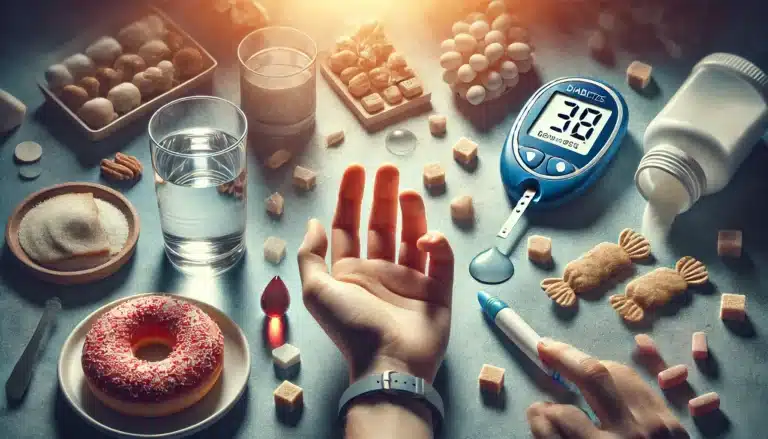 DALL·E 2024-11-14 17.37.41 - A high-quality, informative image illustrating the early symptoms of diabetes